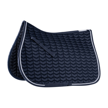 Tapis de selle Waldhausen Classic Bleu nocturne / blanc