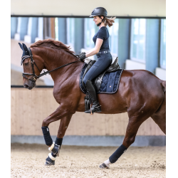 Tapis de selle Waldhausen Modern Rosé Bleu nocturne / or rosé