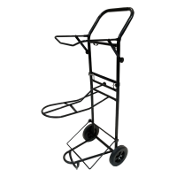Chariot Waldhausen d'écurie métal Noir