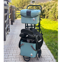 Chariot Waldhausen d'écurie métal Noir Chariot Waldhausen d'écurie métal Noir