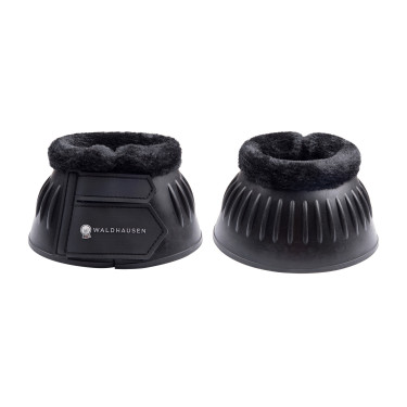 Cloches Waldhausen caoutchouc et fourrure synthétique Noir