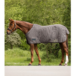 Couverture anti-mouche Waldhausen Comfort sangles croisées Gris