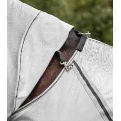 Couverture anti-mouches Waldhausen encolure amovible Protect Gris argent / gris Couverture anti-mouches Waldhausen encolure amovible Protect Gris argent / gris