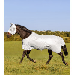 Couverture anti-mouches Waldhausen Protect Gris argent / gris Couverture anti-mouches Waldhausen Protect Gris argent / gris