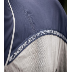 Couverture d’été anti-mouche Walshausen Cooler Bleu nocturne / gris Multi-couleurs Couverture d’été anti-mouche Walshausen Cooler Bleu nocturne / gris Multi-couleurs
