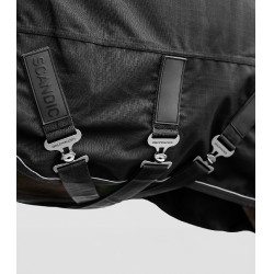 Couverture d’extérieur High Neck Waldhausen Scandic 100 g Noir