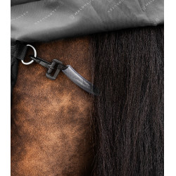 Couverture d’extérieur High Neck Waldhausen Scandic 100 g Noir