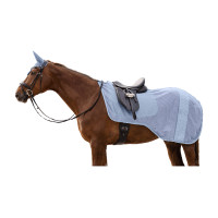 Couverture d'équitation anti-mouches Waldhausen Rom Bleu pastel