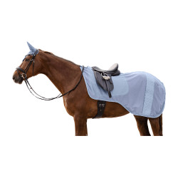 Couverture d'équitation anti-mouches Waldhausen Rom Bleu pastel
