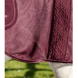 Couverture d'équitation anti-mouches Waldhausen Rom Rouge velouté