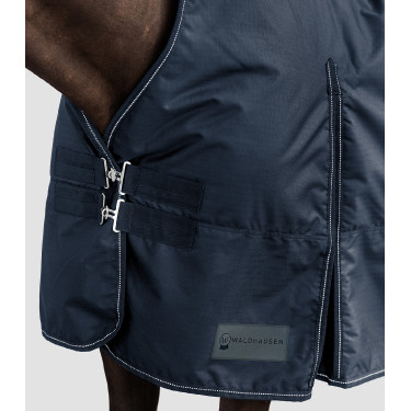 Couverture d'extérieur Waldhausen Nordic High Neck 100 g Bleu nocturne