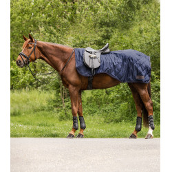 Couvre-reins Waldhausen Exclusive 50 g Bleu nocturne Couvre-reins Waldhausen Exclusive 50 g Bleu nocturne