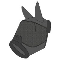 Masque anti-mouches anti-UV Equithème Teddy