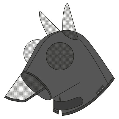 Masque anti-mouches anti-UV Equithème Hood