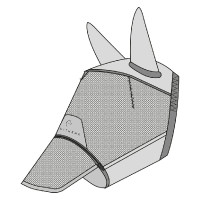 Masque anti-mouches anti-UV Equithème Zipper