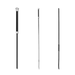 Cravache de dressage Waldhausen Noblesse Noir