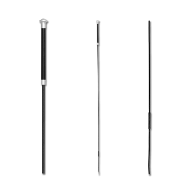 Cravache de dressage Waldhausen Noblesse Noir