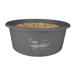 Mangeoire avec couvercle Waldhausen Gris