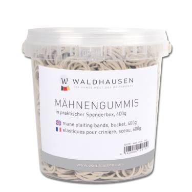 Élastiques Waldhausen crinière dans un sceau de 400 g Élastiques Waldhausen crinière dans un sceau de 400 g