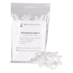 Elastiques Waldhausen crinière extra larges Blanc