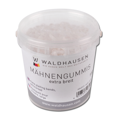 Élastiques Waldhausen extra larges en seau Blanc