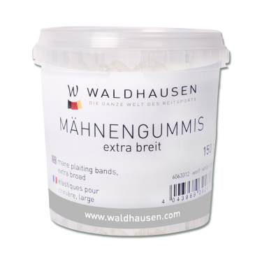 Élastiques Waldhausen extra larges en seau Transparent