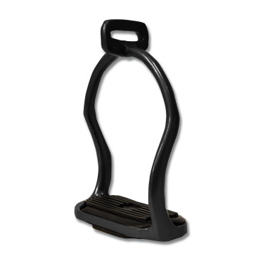 Étrier Waldhausen en aluminium Island Noir Étrier Waldhausen en aluminium Island Noir