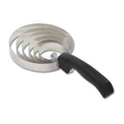 Étrille métallique Waldhausen ronde Noir