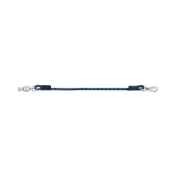 Fixation élastique Waldhausen box et écurie 55 cm Bleu nocturne / blanc