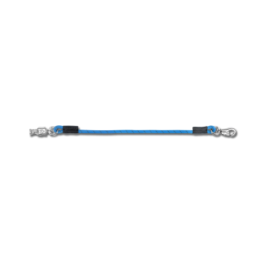 Fixation élastique Waldhausen box et écurie 90 cm Bleu azur / noir Fixation élastique Waldhausen box et écurie 90 cm Bleu azur / noir