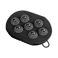 Gant de massage et pansage Waldhausen Noir mat Gant de massage et pansage Waldhausen Noir mat