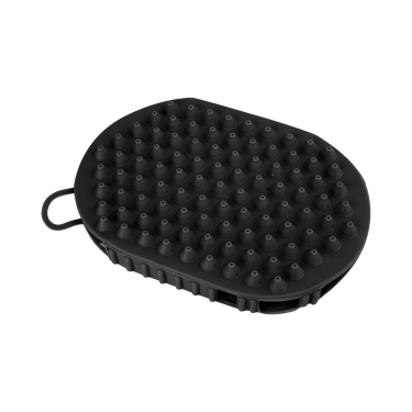 Gant de massage et pansage Waldhausen Noir mat