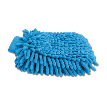 Gant microfibres de pansage Waldhausen Bleu azur