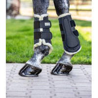 Guêtres de dressage Waldhausen Comfort Noir / nature