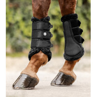 Guêtres de dressage Waldhausen Comfort Light Noir Guêtres de dressage Waldhausen Comfort Light Noir