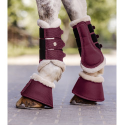 Guêtres de dressage Waldhausen Comfort Light Rouge velouté