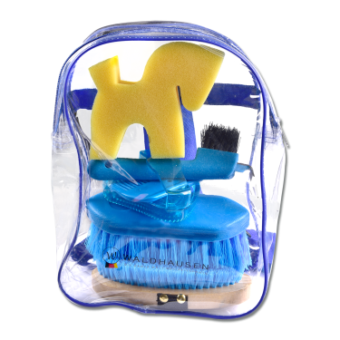 Kit de pansage Grooming Waldhausen Bleu