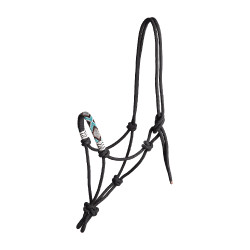 Licol Waldhausen à noeuds Pearls Noir