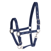 Licol Waldhausen déco Petits chevaux Bleu marine Licol Waldhausen déco Petits chevaux Bleu marine