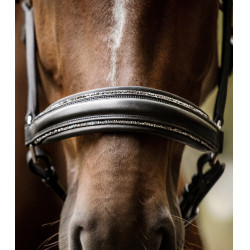 Licol Waldhausen S-Line en cuir Glamour Noir Licol Waldhausen S-Line en cuir Glamour Noir