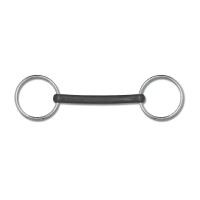 Mors à canon Waldhausen caoutchouc souple