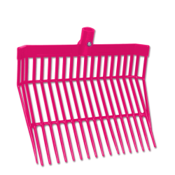 Tête de fourche à crottin Waldhausen plastique Rose