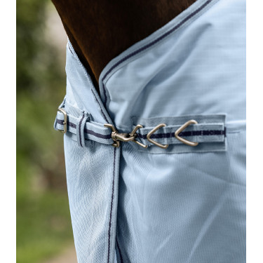 Couverture de pluie anti-mouche Waldhausen Protect Bleu clair / bleu nocturne Couverture de pluie anti-mouche Waldhausen Protect Bleu clair / bleu nocturne