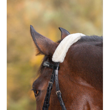 Fourreau de muserolle Waldhausen Crème Beige