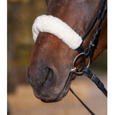 Fourreau de muserolle Waldhausen Crème Beige