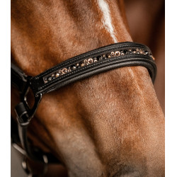 Licol en cuir Waldhausen Crsytal X-Line Noir / gris Licol en cuir Waldhausen Crsytal X-Line Noir / gris