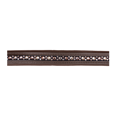 Licol en cuir Waldhausen Crsytal X-Line Marron / or