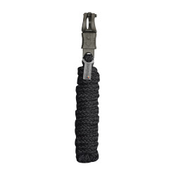 Longe d’attache Waldhausen Gloomy mousqueton antipanique Noir