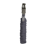 Longe d’attache Waldhausen Gloomy mousqueton antipanique Gris granit
