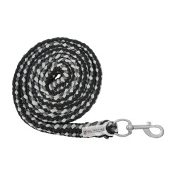 Longe de licol Waldhausen Plus mousqueton Noir / gris Longe de licol Waldhausen Plus mousqueton Noir / gris